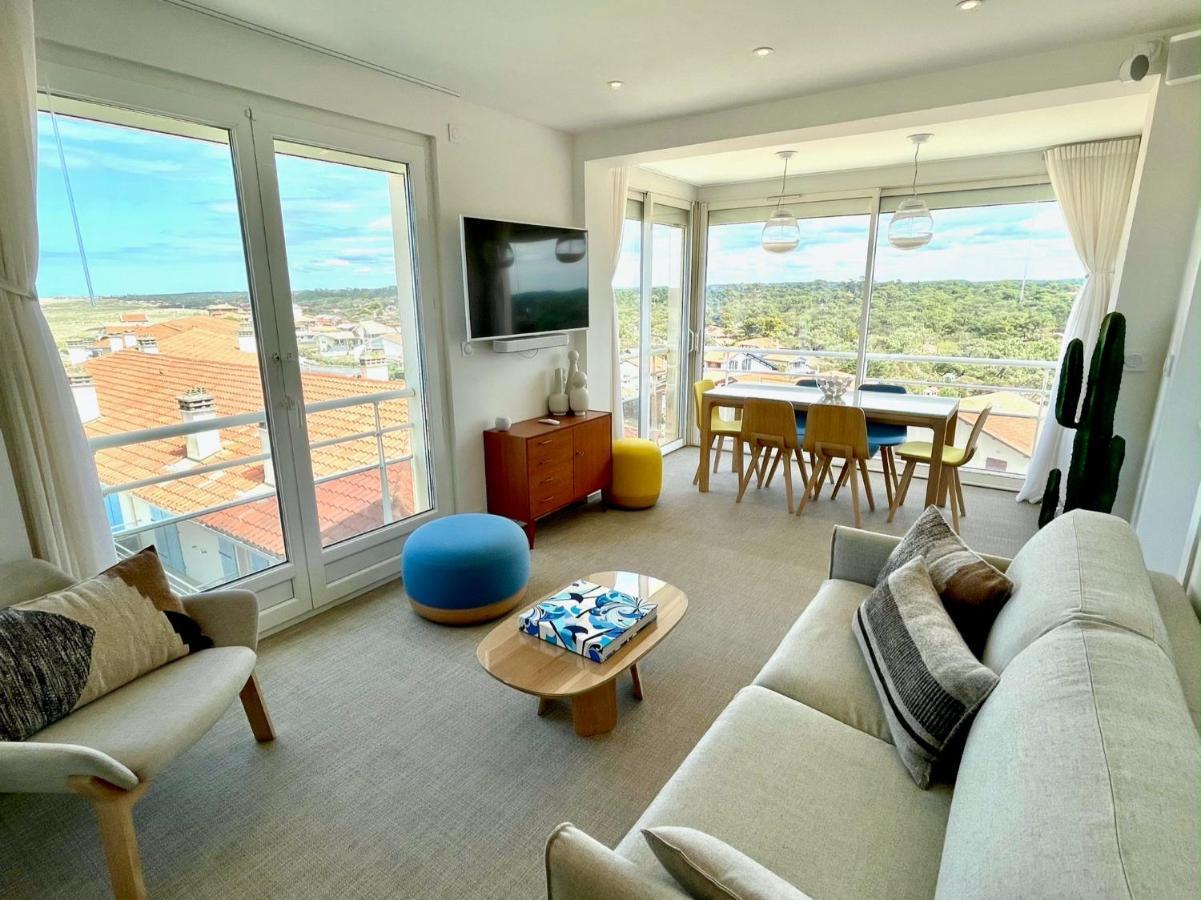 Vue superbe sur l’océan, la plage à vos pieds ! Soorts-Hossegor Exterior foto